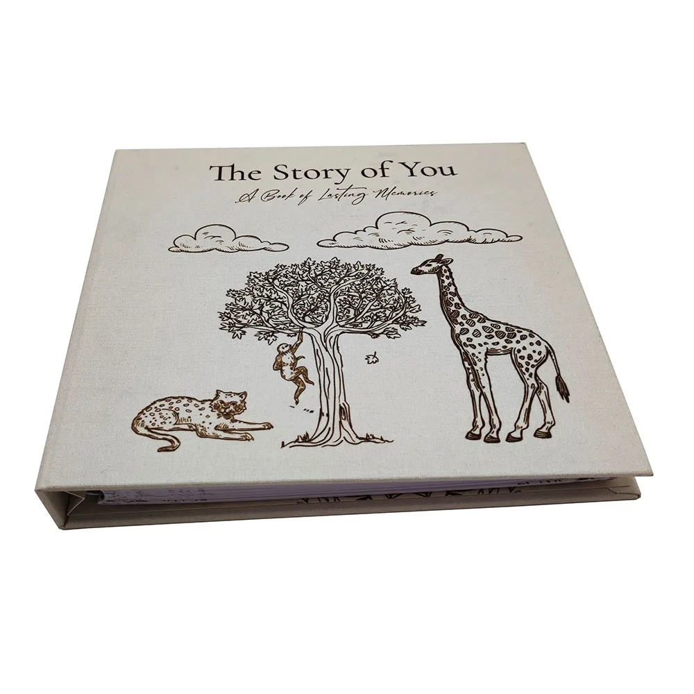 Custom Cloth Cover Baby Album Memory Book Record Journal Baby First Year Memory Book