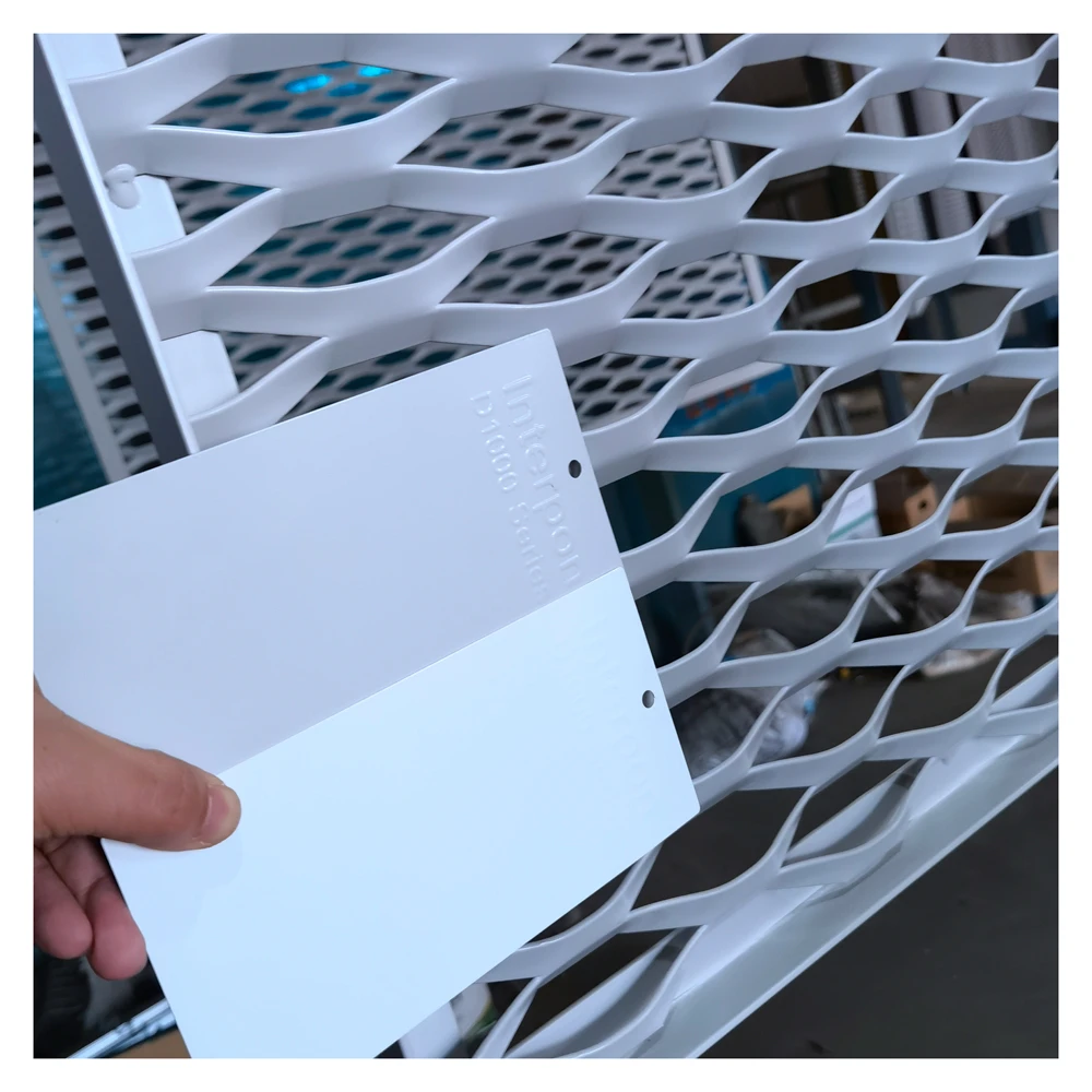 Akzo Nobel coating Aluminum Expanded Mesh Screen Mesh Aluminum Expanded Mesh cladding
