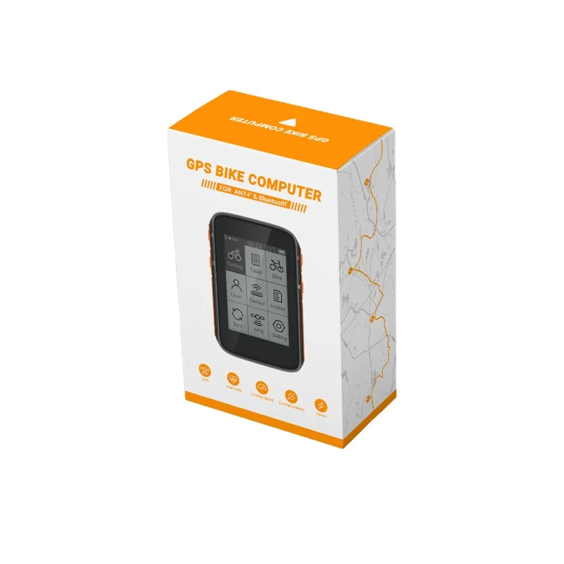 Bluetooth and ANT+ GPS Bike Computer with Power Display Cycling accessories