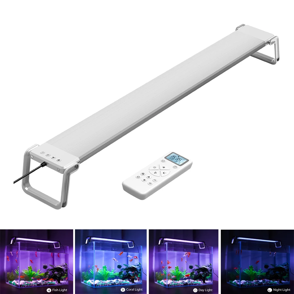 wholesales RGBW Violet Red Green Blue LED aquarium light for Decoration and fish led coral reef aquarium lights