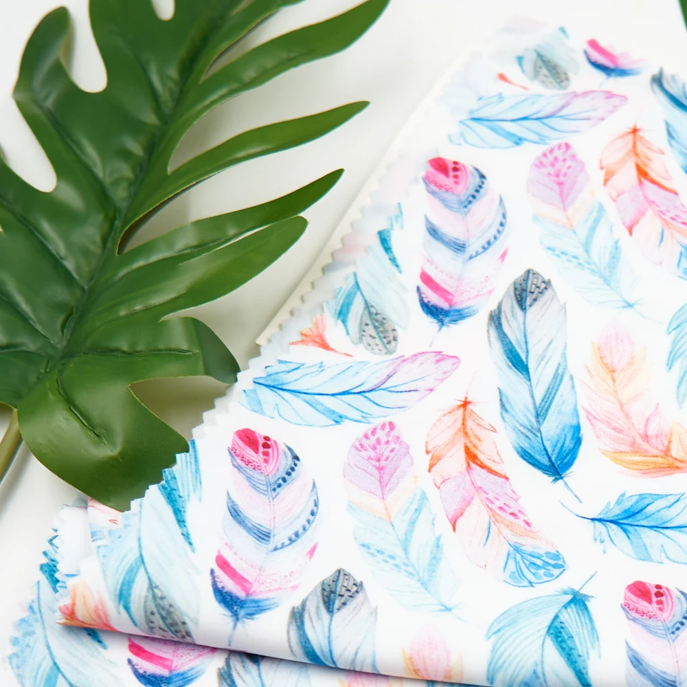 Цифровая печать 240gsm 80% полиэстер 20% спандекс пользовательские печатные купальник материал ткань