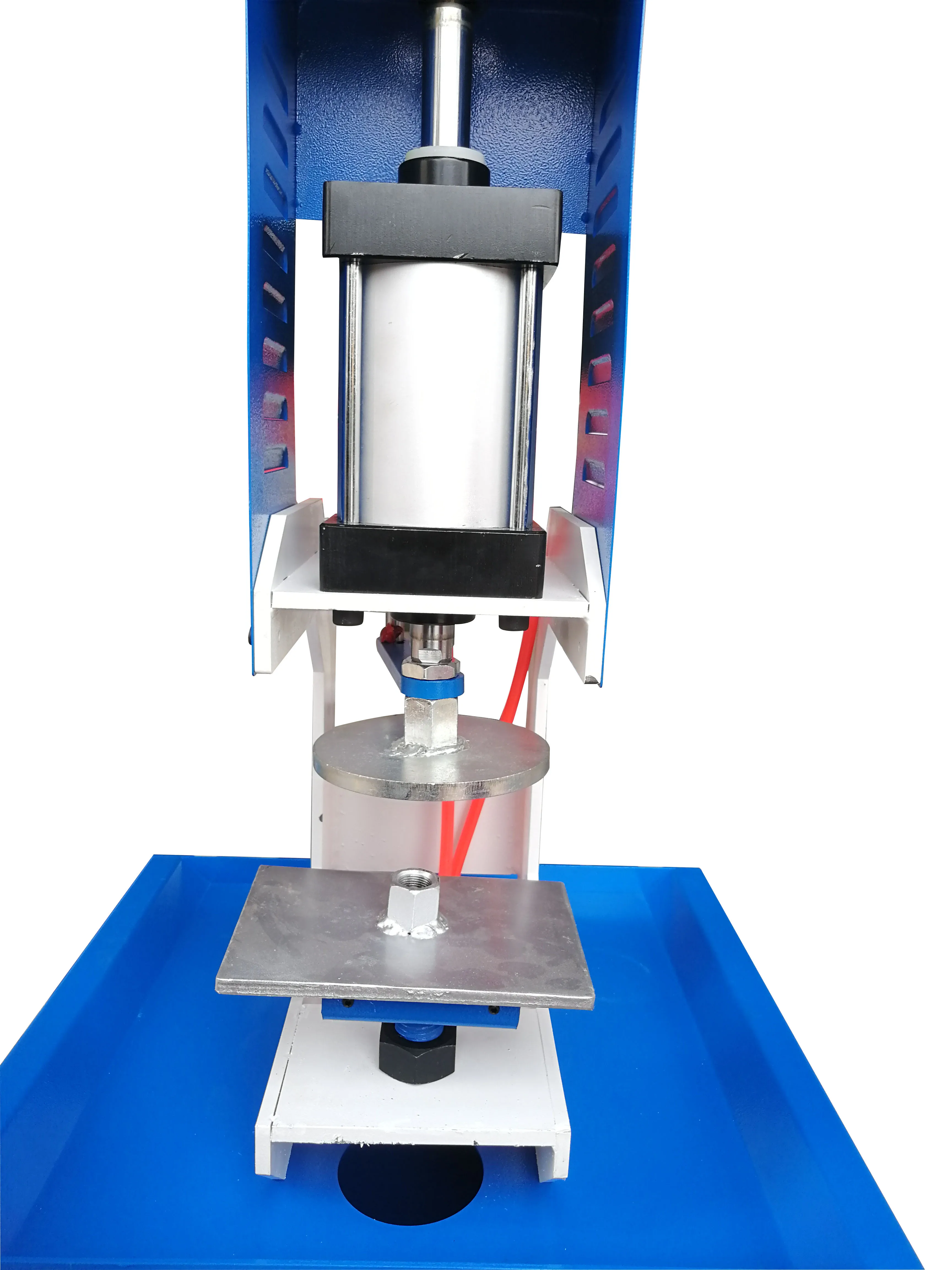 DT-868 Easy Operation Pneumatic Leather Belt Wallet Shoe Sole Upper Manual Hole Punching Machine