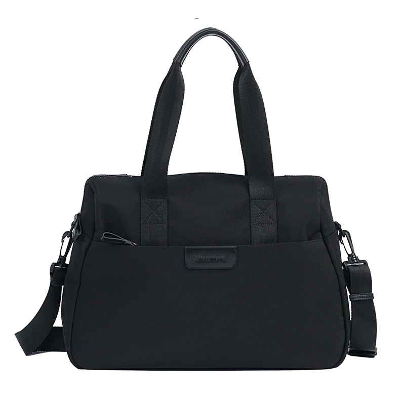 Black Waterproof Bag for Travel Duffle Handle Luggage Bags Custom Nylon Travel Bags