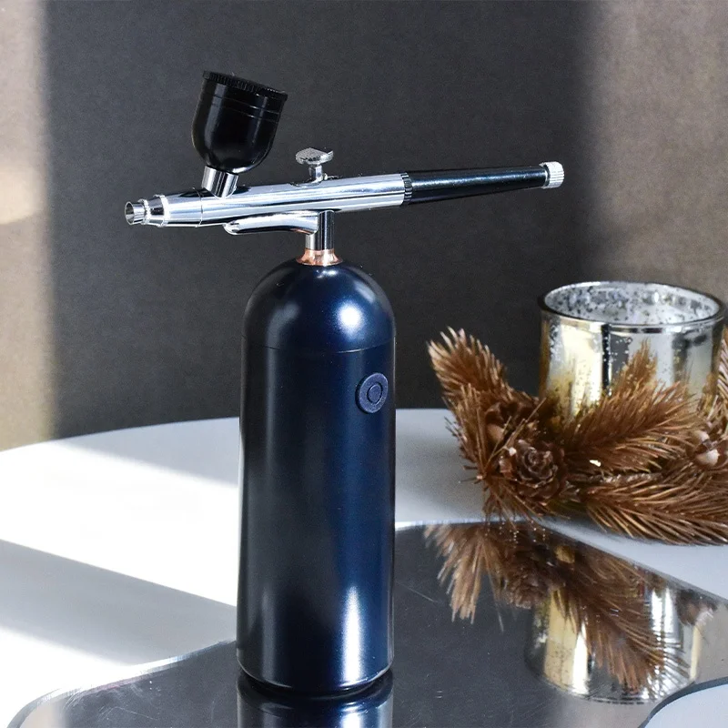 Cordless Airbrush Kit Rechargeable Airbrush Compressor 20-27PSI for Art Painting Cake Decorating Crafts