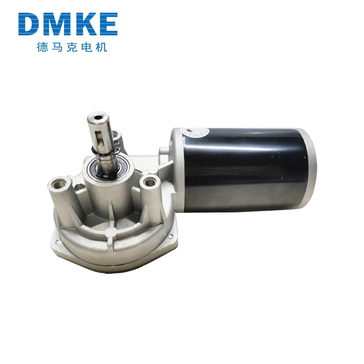 75W 12v 24v 12 volt 24 volt magnet dc brush electric dc worm gear geared motors