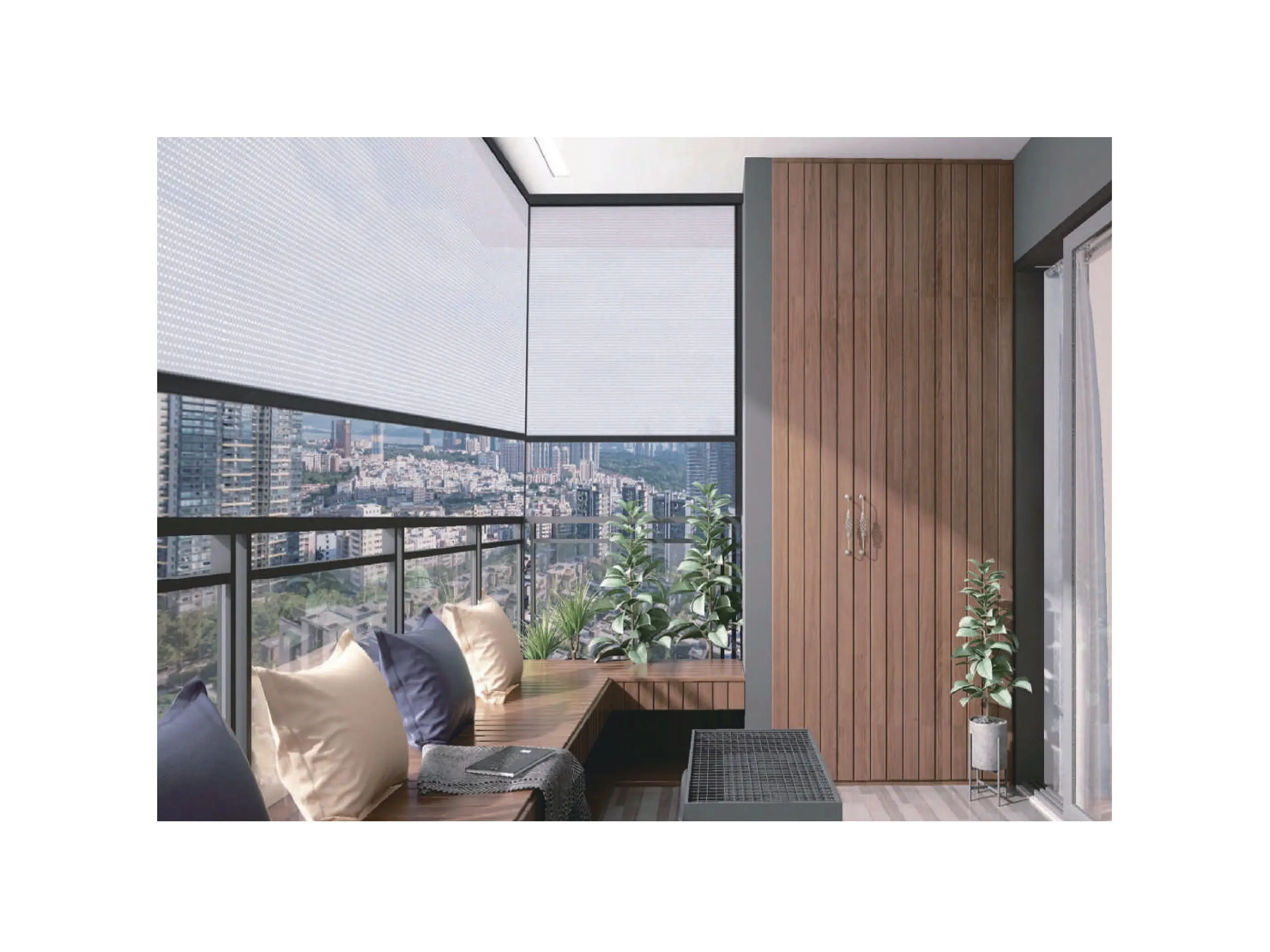 New Style Hot Selling Durable Ziptech Screen With Motorized Operation For Seamless Indoor-Outdoor Transition