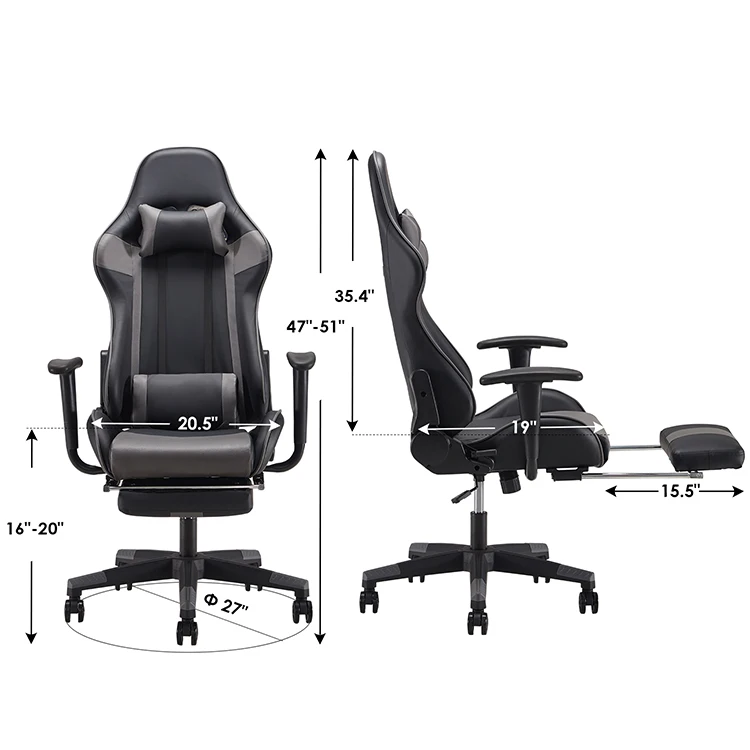 Профессиональное кресло-качалка ONLEAP CSF01GR из ПВХ с функцией