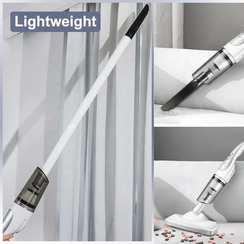 Handheld Cordless Stick Vacuum Cleaner Lightweight Portable High Hand Vacuum Power Home Car Office Pet Hair Cleaning