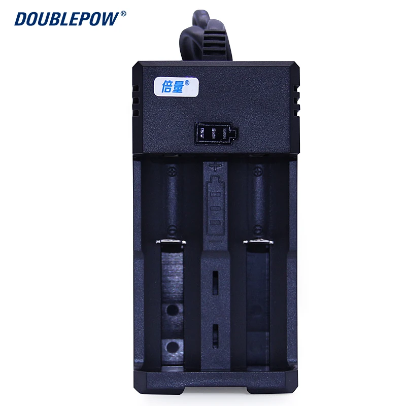 3.7V Lithium Battery Charger 18650 26650 26500 17500 Rechargeable Battery Charger with 2 Charging Slot Factory Direct Supply