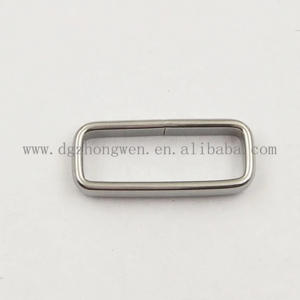 
NATO watch strap rings solid stainless steel watch strap buckle ring square loops for DW leather and nylon watch bands 