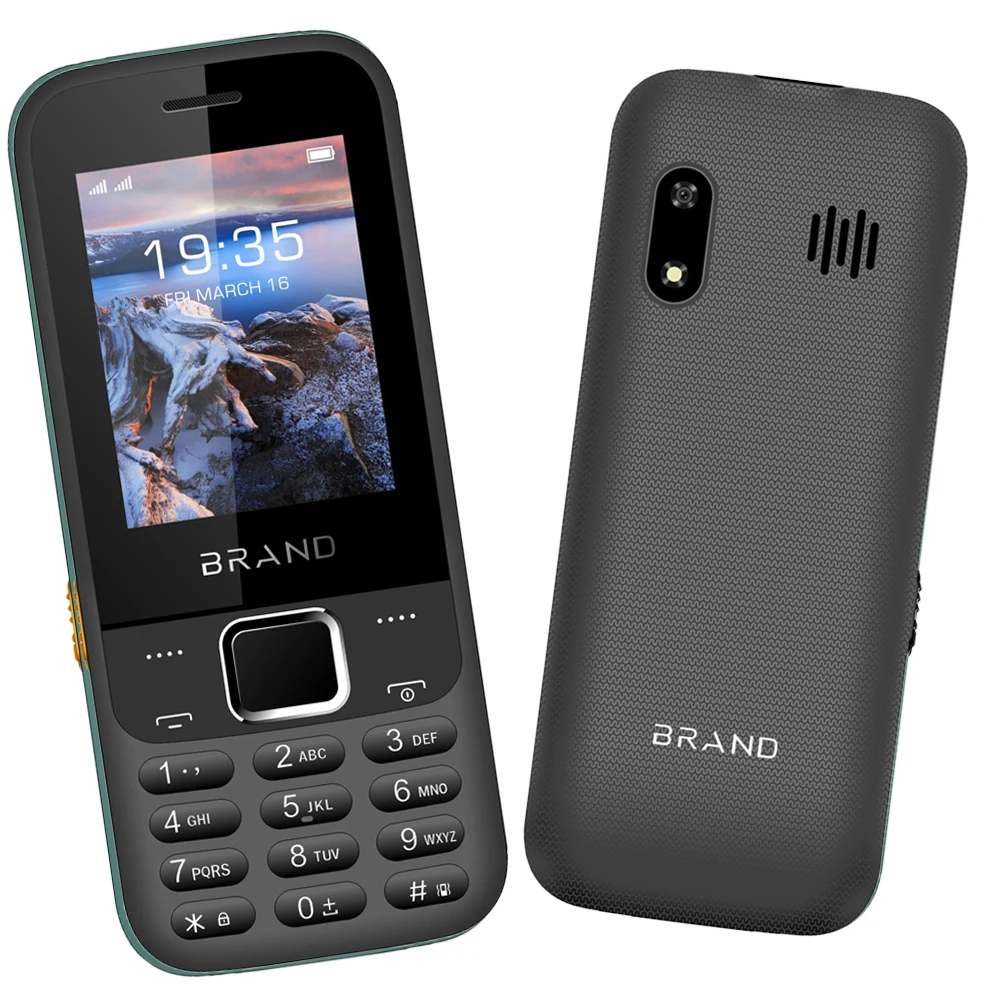 OEM /ODM 2.4 inch bar 4G feature phone with Dual SIM big Torch LTE keypad chinese mobile phone manufacturer