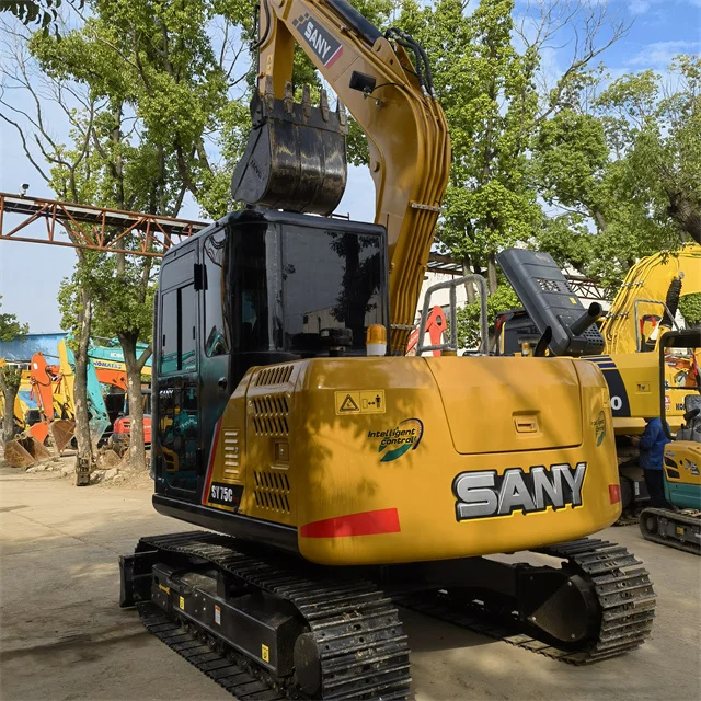Хит продаж высокое качество Подержанный мини-экскаватор Sany 75 с лопаткой Строительная техника низкая цена хорошо продается в Египте