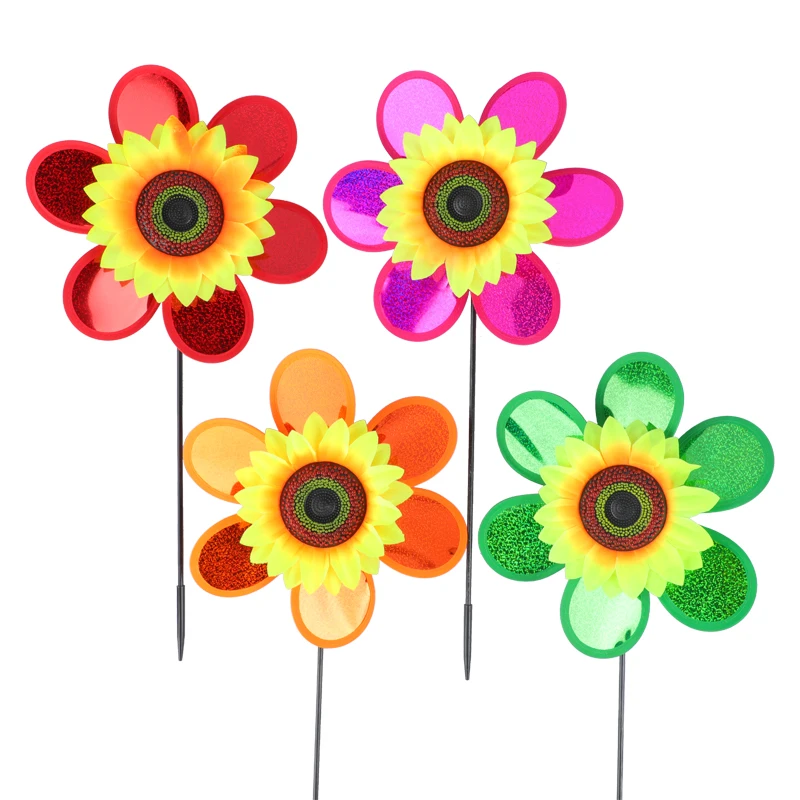 Colorful Windmill Pinwheel Kids Toy Garden Decoration Windmills