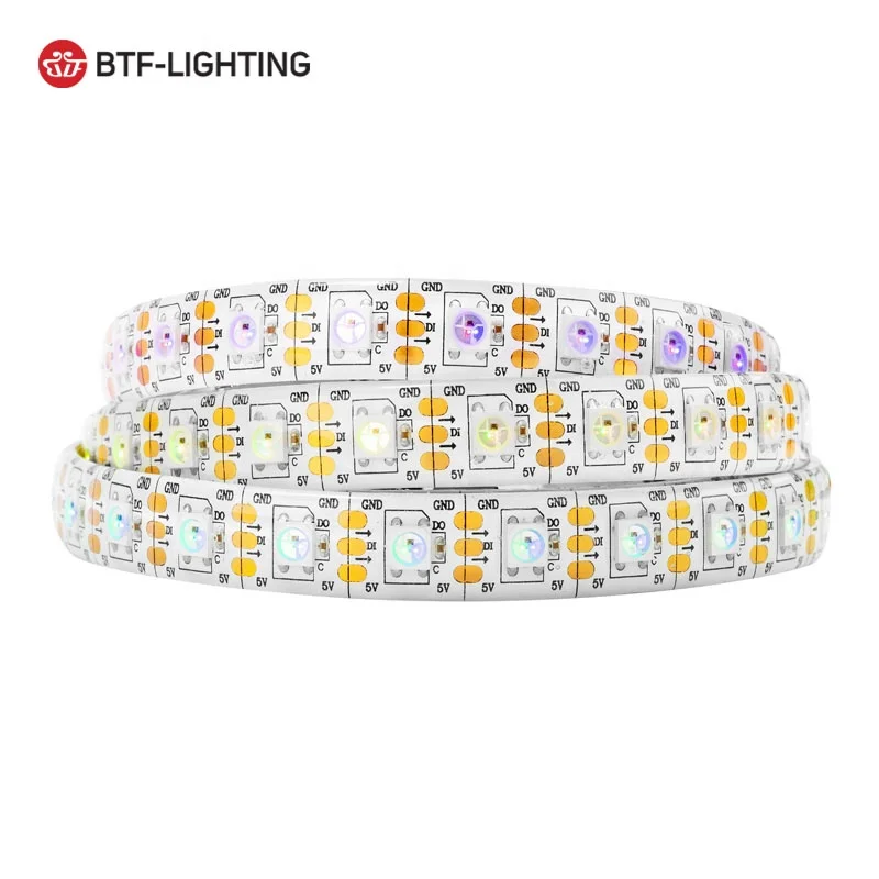 Hot Selling Ip20 5v Individual Pixel Emitting Color Cuttable Decoration Led Strip Light Ws2812b 30leds