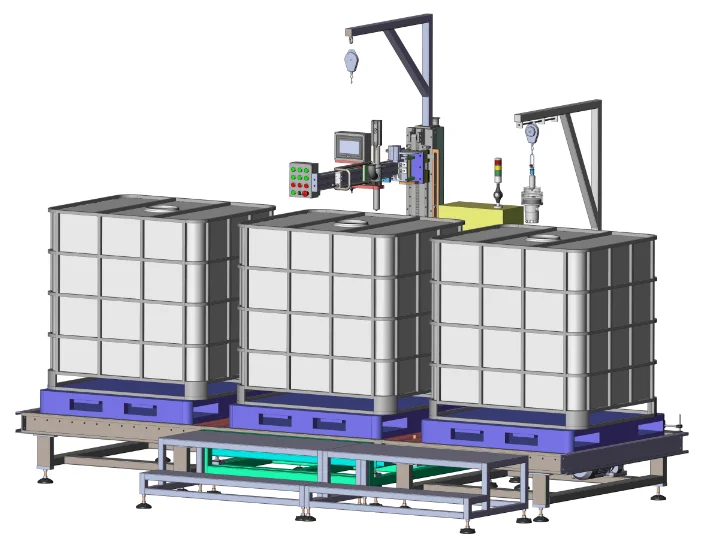Bucket filling machine for 20L 200L 1000L Drum IBC container tank liquid Filling