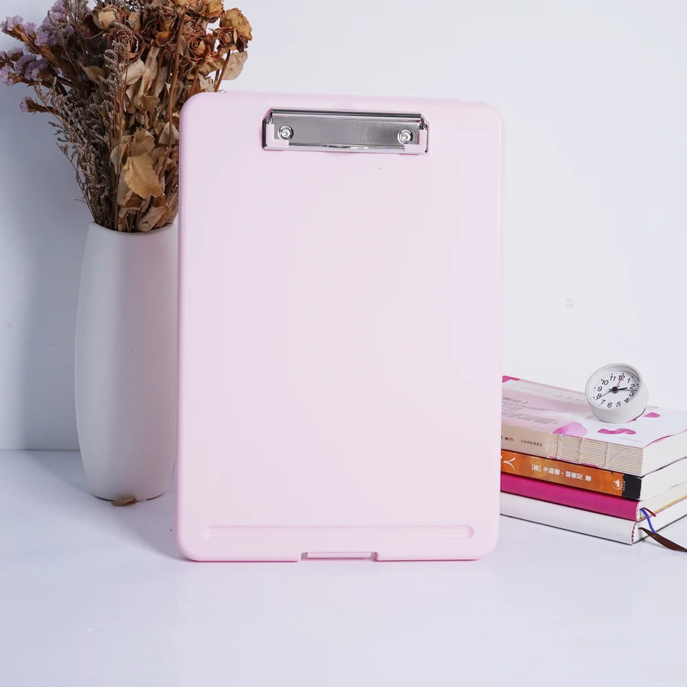 Пластиковый складной клипер для кормления размером А4 с хранилищем