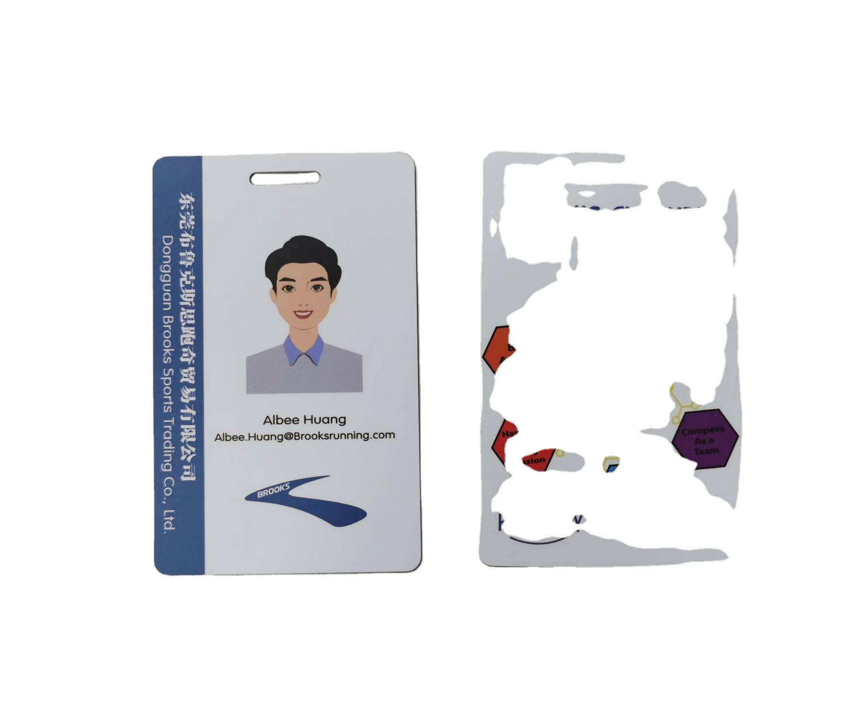 hang employee photo ID card