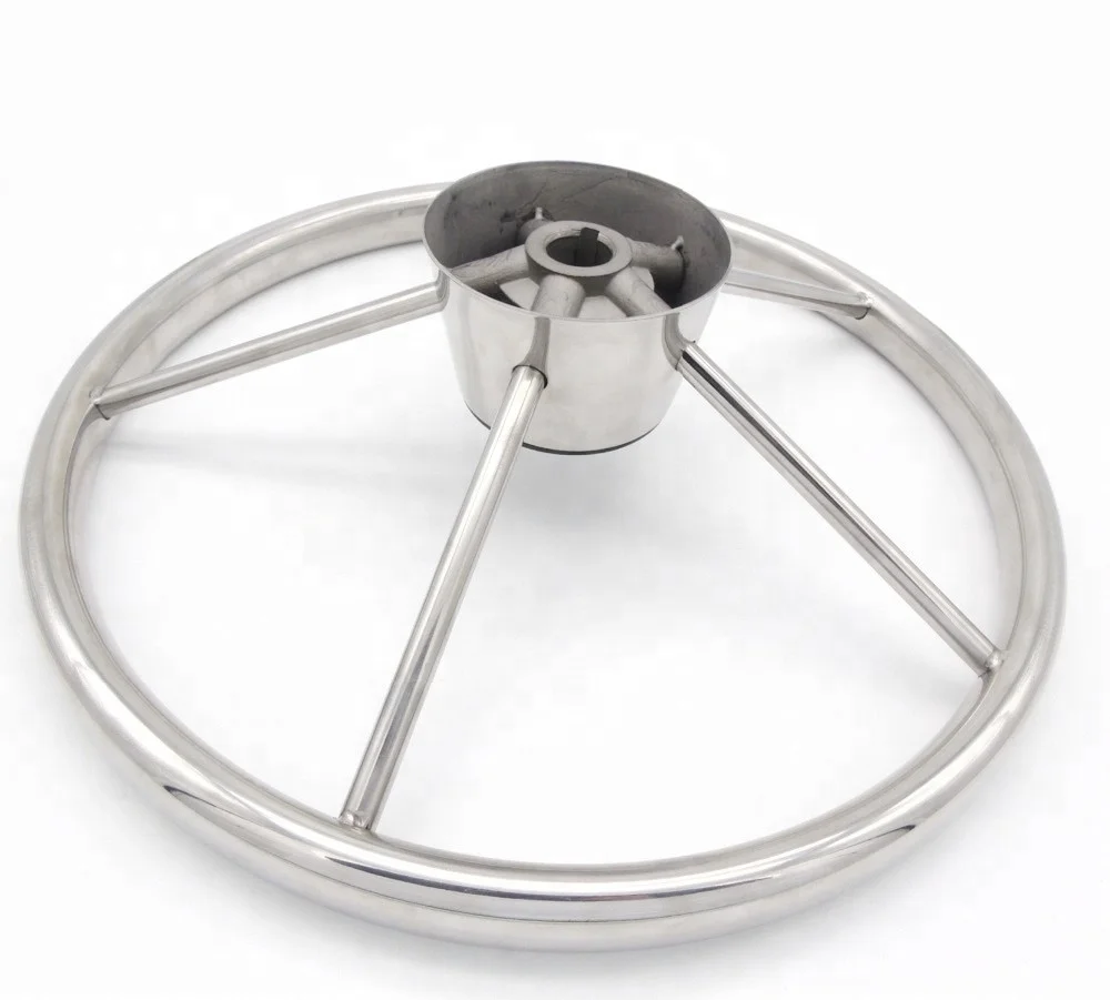 manufacturer outlet 316 Stainless Steel Steering Wheel without Knob