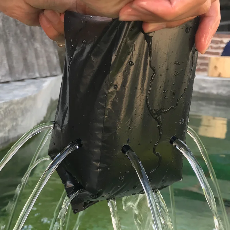 Wholesale Black planting bags Plastic nursery bags Durable Sapling Grow bags with holes