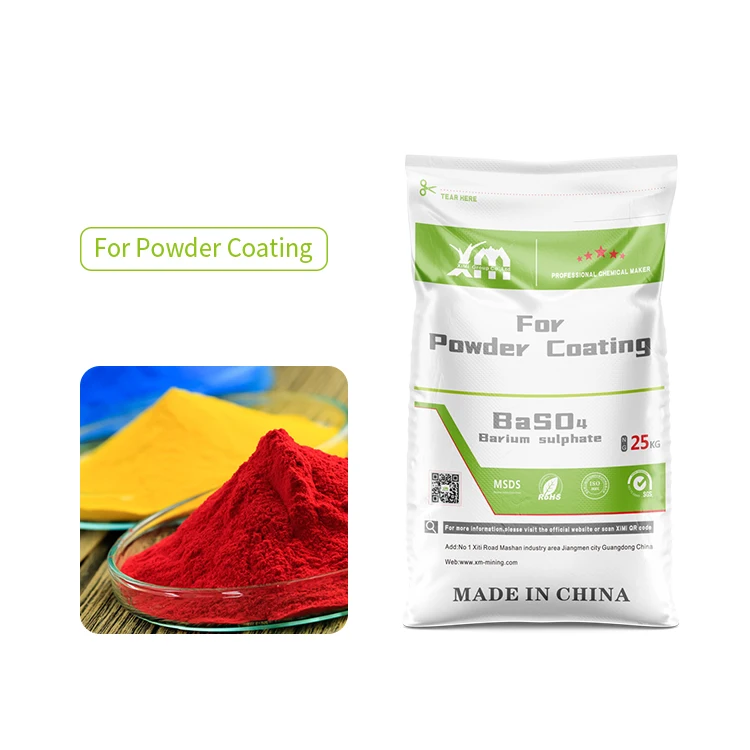 Chinese barite ore owner 1500 mesh BaSO4 barium sulphate for outdoor high gloss powder paint