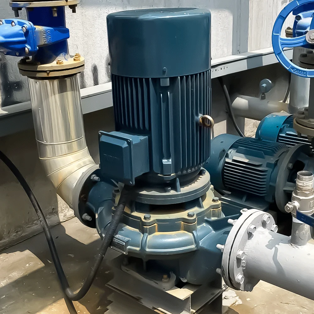 high pressure head lift motor stainless steel centrifugal smart vertical pipeline water single stage pump for agricultural