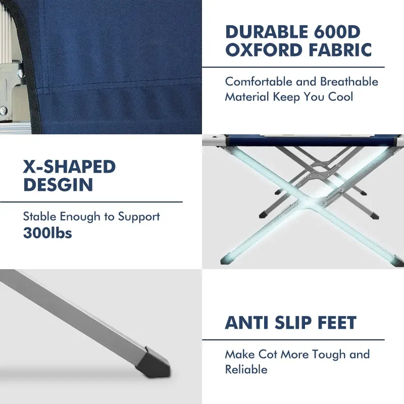 Outdoor Lightweight Camping Stretcher Bed High Quality Cot Portable Camp Bed