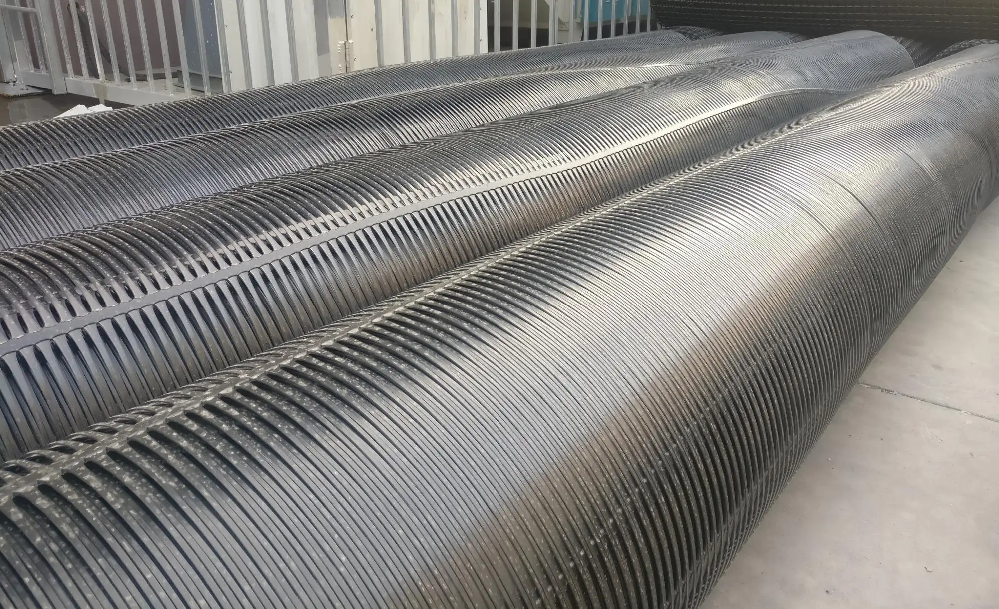 unixial PE geogrid 120kNwith high tensile strength for soil reinforcement