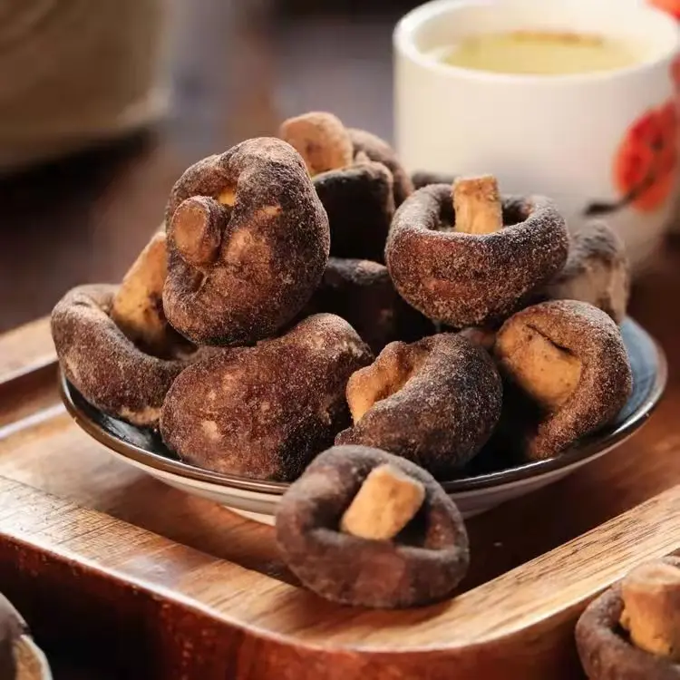 Wholesale Vegan Friendly Original Shiitake Mushroom Chips Instant Vegetable Snacks