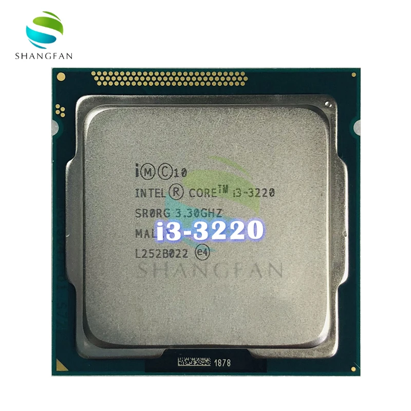 For Intel Core i3-3220 i3 3220 3.3 GHz Dual-Core CPU Processor 3M 55W LGA 1155