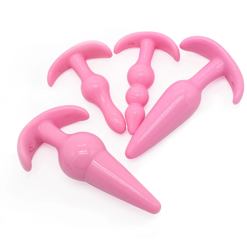 
4 pcs/set Butt Plug Adult Sex Anal Toy For Men And Women Anal Plug Factory price 