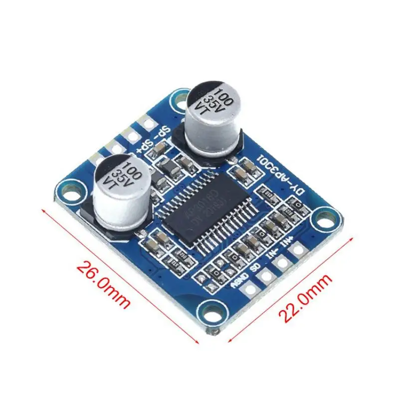DY-AP3001 DC 8V-24V цифровой модуль усилителя мощности