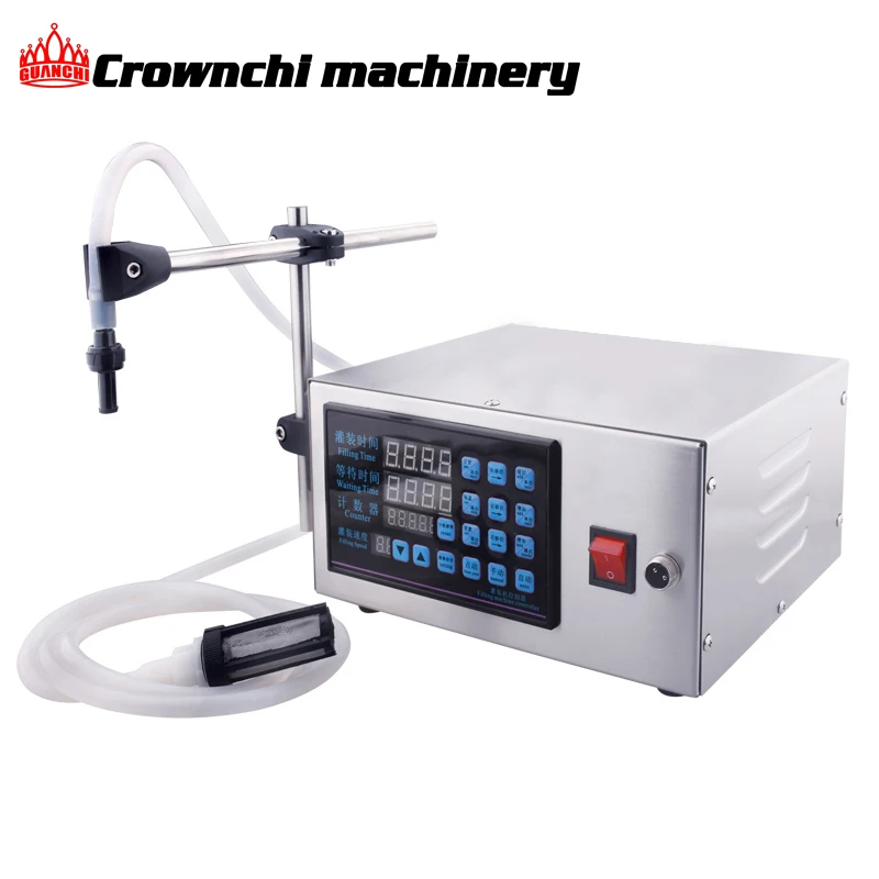 GFK-280 Wholesale Electric Liquid Filling Machine Vial Alcohol Liquid Filler for Wine Bottle Coconut Milk with High Quality