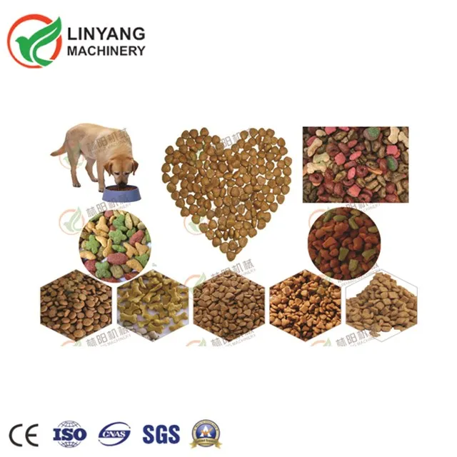 High Productivity LY-95 Pet Feed Making Machine High Capacity Dog Fish Bird Food Equipment Twin Screw Extruder