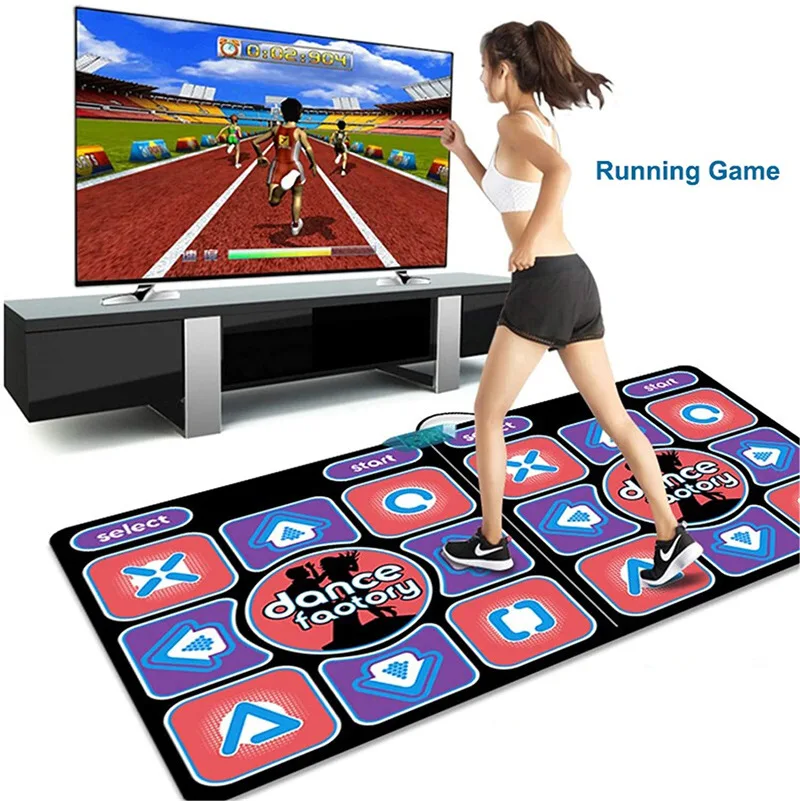 Non-Slip Double Dancers Music Pads Home Indoor Led Electronic Light Up Dance Floor Mat