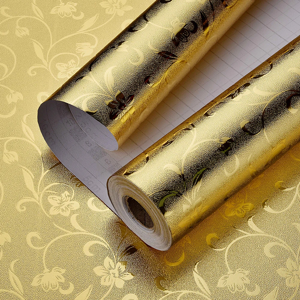 2023 Waterproof Oil Proof Kitchen Wall Sticker Gold Sliver Marble Peel & Stick Self Adhesive Wallpaper