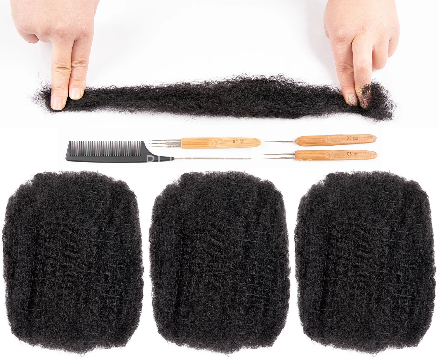 BLT hot selling wholesale cheap afro kinky human black hair bulk afro kinky curly bulk human hair