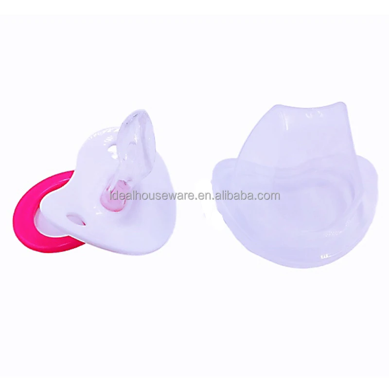 Baby Silicone Pacifier With Colorful Printing and PP Cover