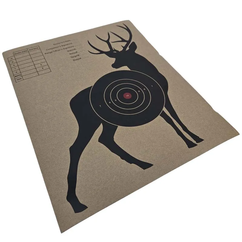 13x16 Inches Cardboard Targets Deer Large Cardboard Targets Range Accessories