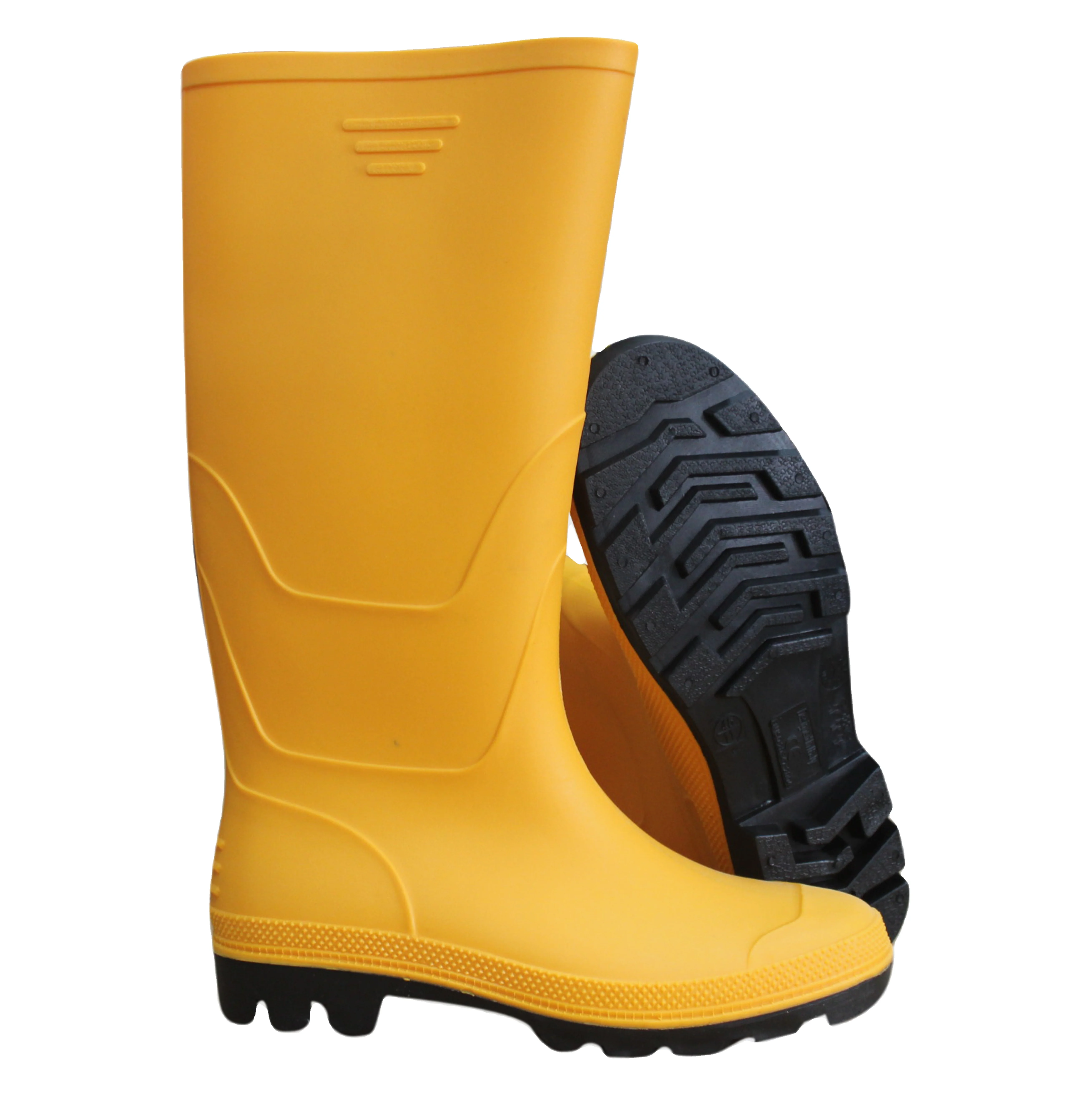 Comfortable lightweight Factory Customized PVC Waterproof Working Rain Boots for Men