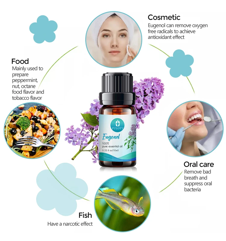 Wholesale Bulk Eugenol Clove Oil Private Label Eugenol Dental 100% Pure Natural Organic Eugenol