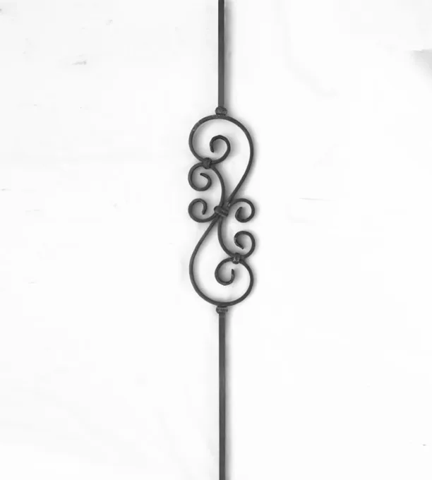 OUYA Ornamental Villa Interior and Exterior Solid Square Rod Iron Baluster