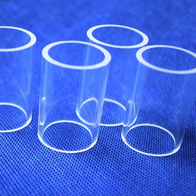 Manufacturer Custom Quartz Glass Tube Pressure Tube Glass Heat Resistant Glass Tube