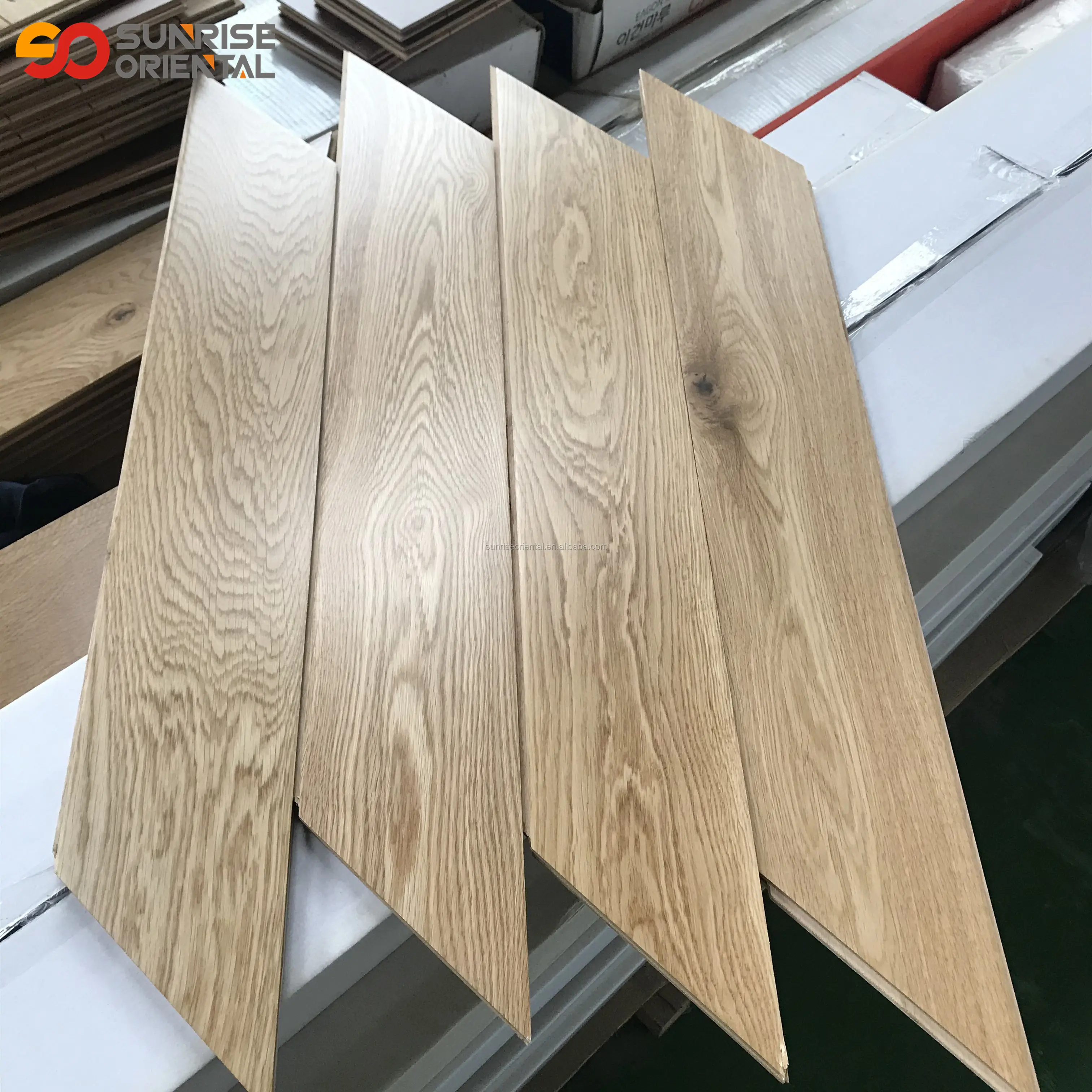 light stained chevron parquet engineered oak wood flooring