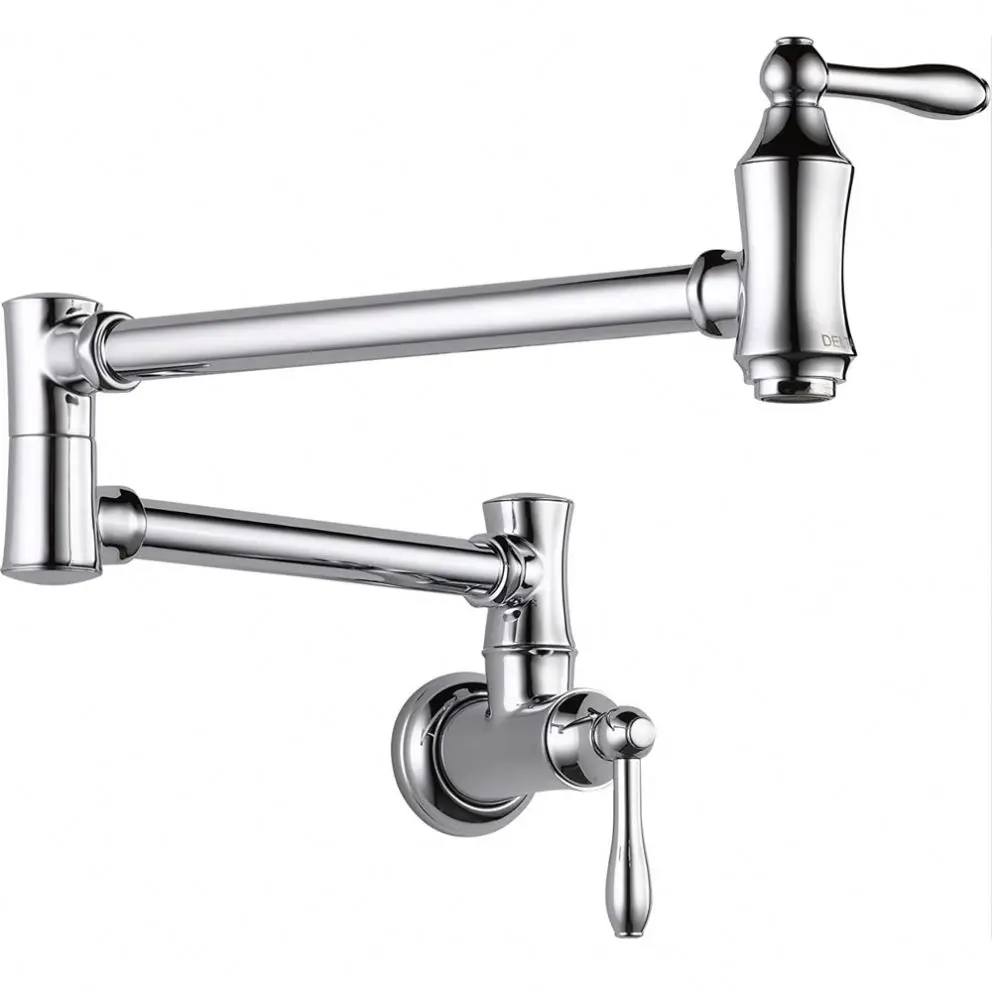 OMIDA  AR Faucet Traditional Wall-Mount Pot Filler Faucet Stainless