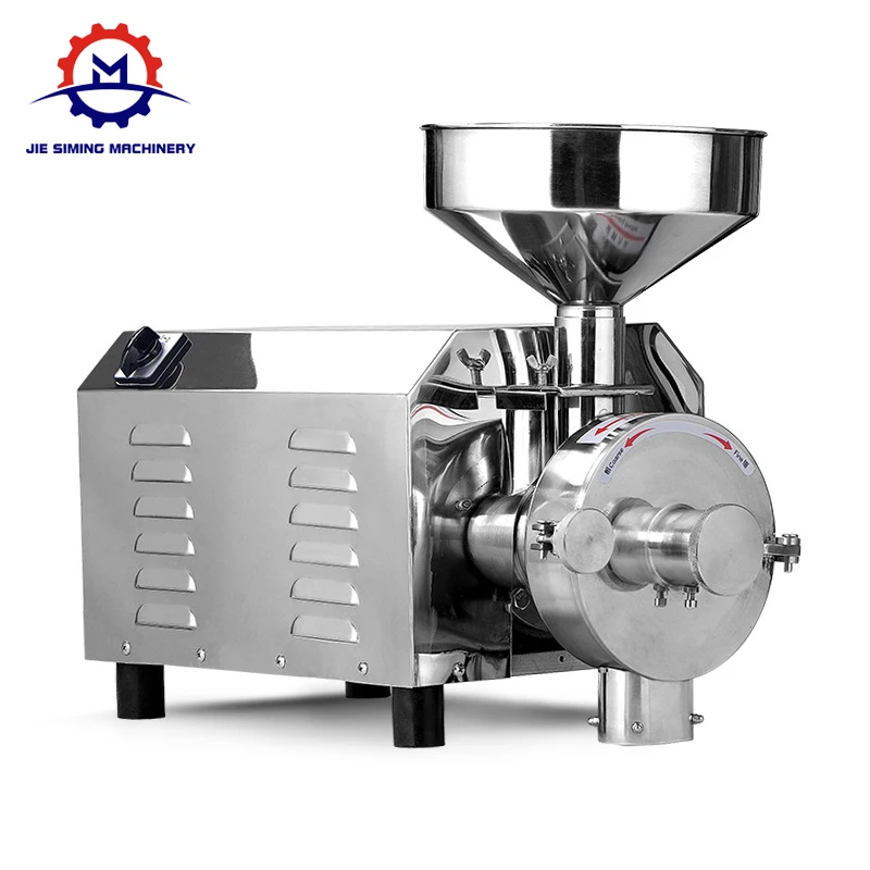 Desktop Food grade small dry ginger powder grinding machine commercial rice grinder machine flour milling machine