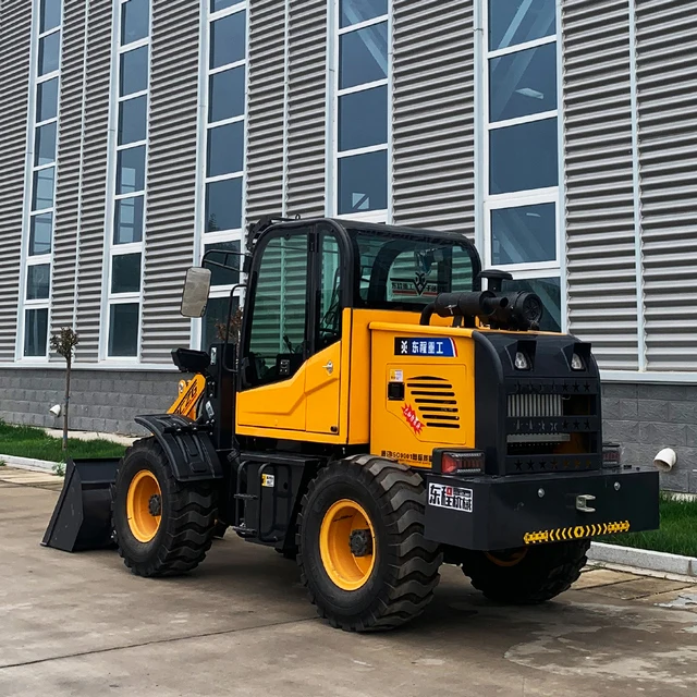 Производитель мини-погрузчик 4WD трактор с фронтальным погрузчиком и небольшой мини-колесный погрузчик Long Power ISO