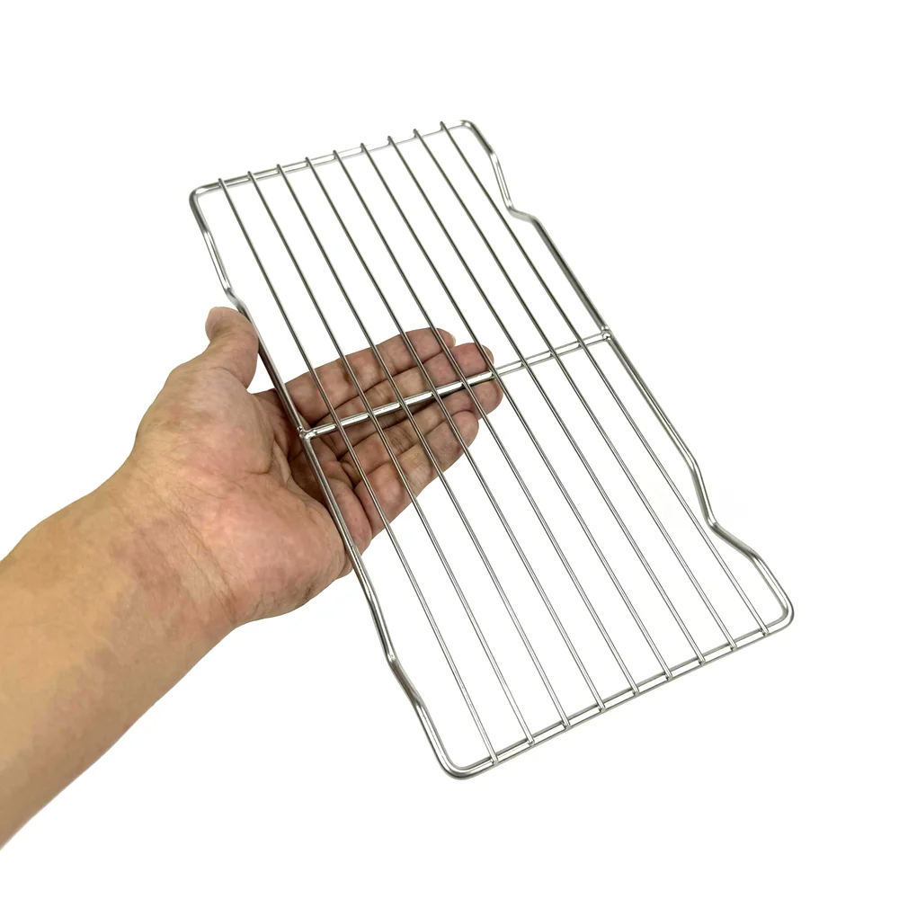 Factory Hot Selling Stainless Steel Cake Cooling Rack Bread Cooling Rack Black Non-stick Cold Drying Net