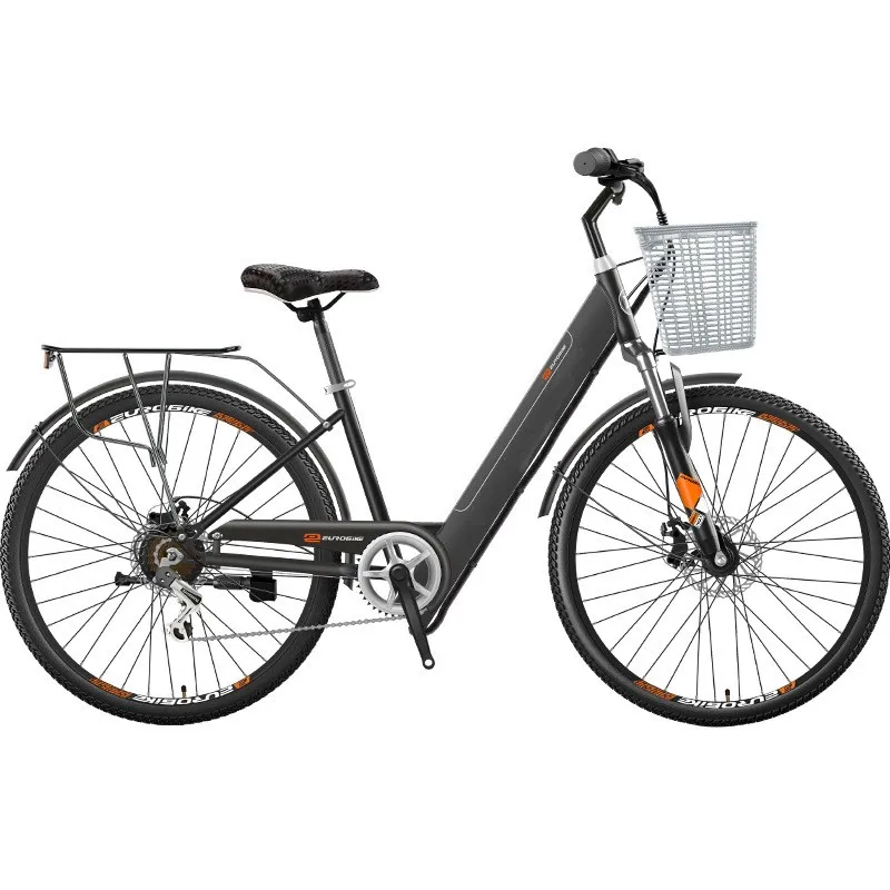electric bike manufacturer 700C 26 inch silver women urban step through electric city bike in eu warehouse