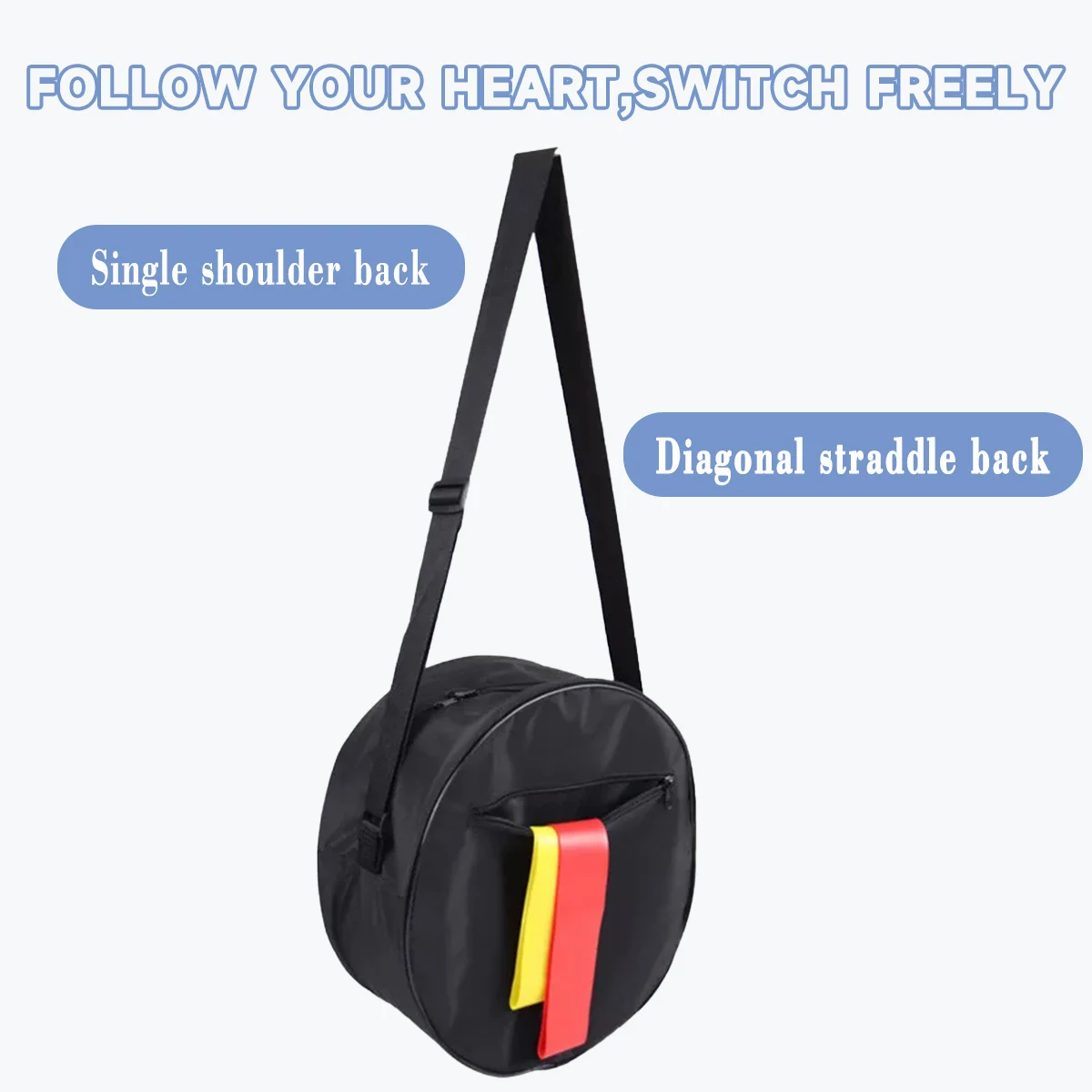 Factory Supply Custom durable OEM  Yoga Wheel Multipurpose high quality Massage Back Stretch Roller With Carrying Bag