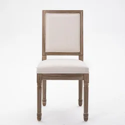 Latest Design Modern Home Luxury Furniture Upholstered Wooden Dining Chairs